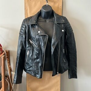 Faux Leather Jacket
